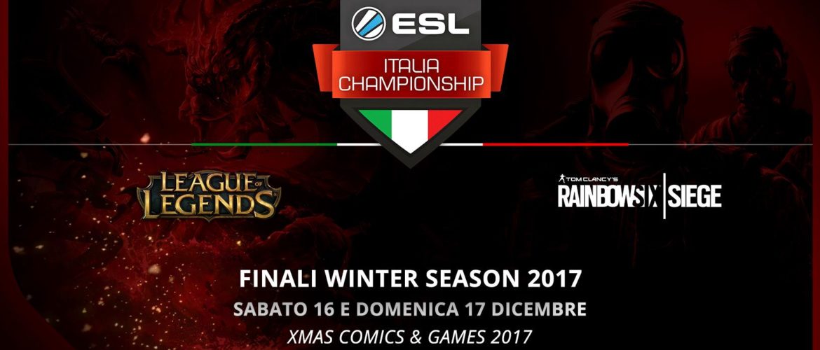 ESL Italia Championship: al via le finali della Winter Season 2017 del più celebre campionato di eSport italiano