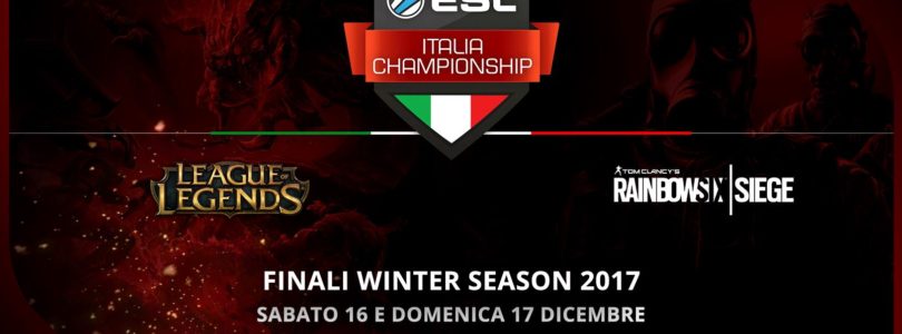 ESL Italia Championship: al via le finali della Winter Season 2017 del più celebre campionato di eSport italiano