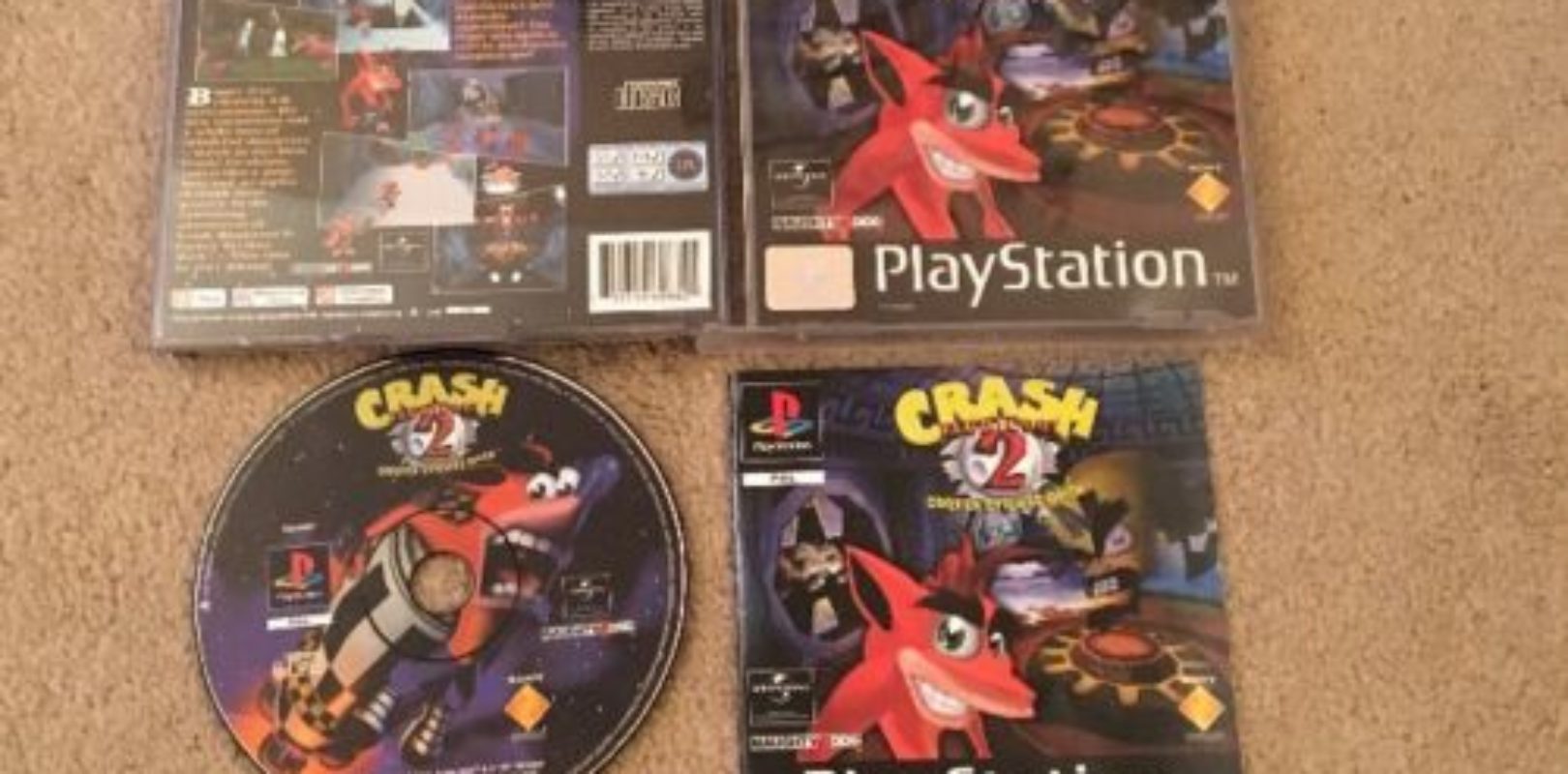 Notice/manuel Du Jeu Crash Bandicoot 2 Pour PlayStation 1 (PS1) - Bon état