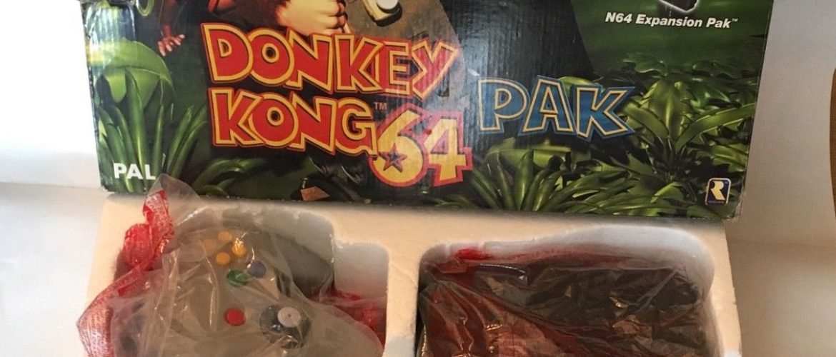 N64 – Nintendo 64 Bundle Pak Donkey Kong 64 – PAL – Complete (?)