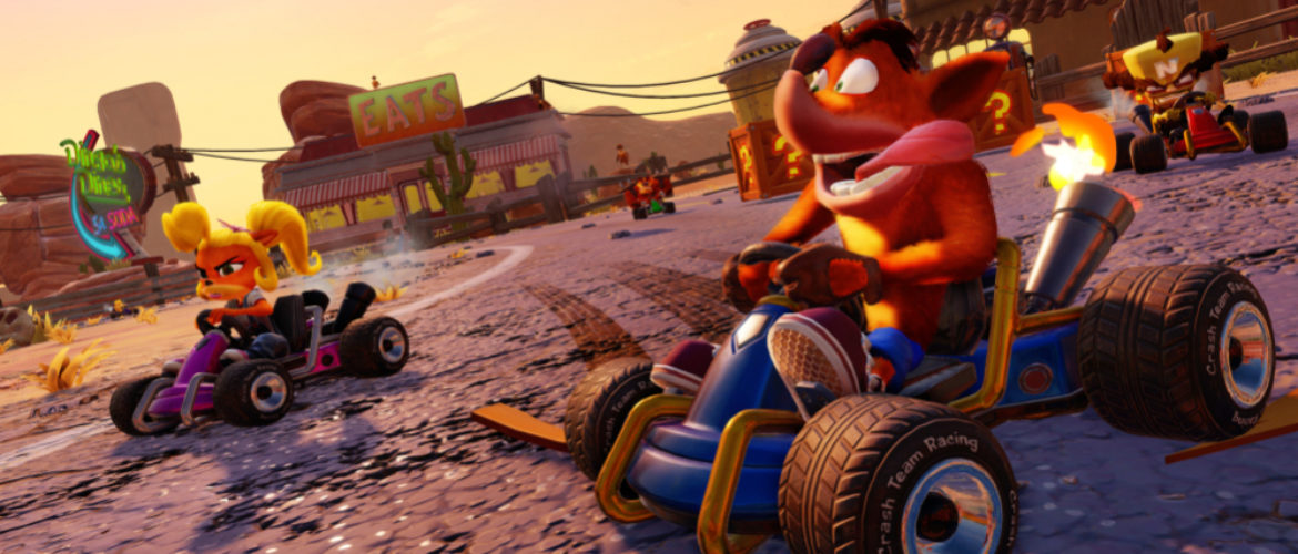 Crash ritorna con Team Racing Nitro-Fueled