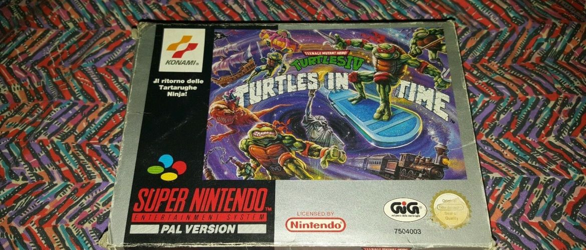 SNES – TMNT 4 Turtles In Time – PAL – Complete