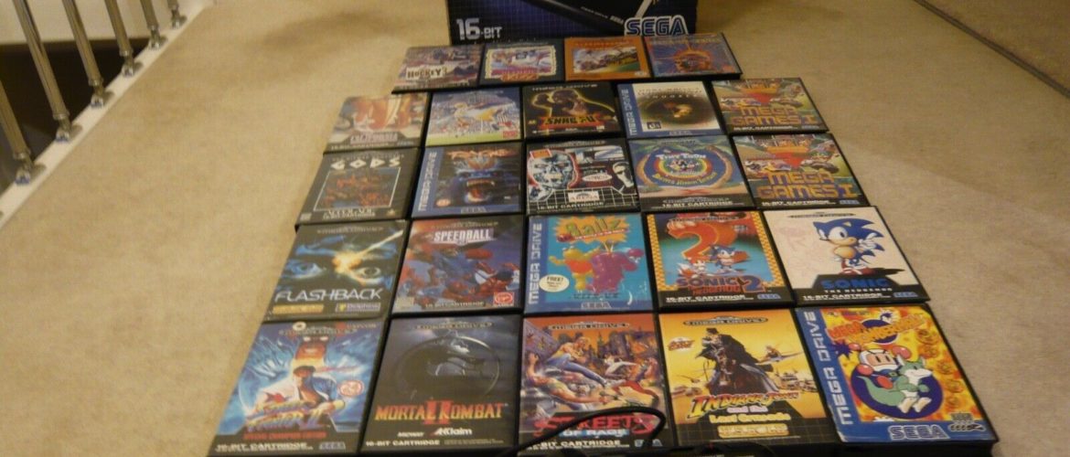 MD – Console & 24 Giochi & Arcade Stick – PAL – Boxed