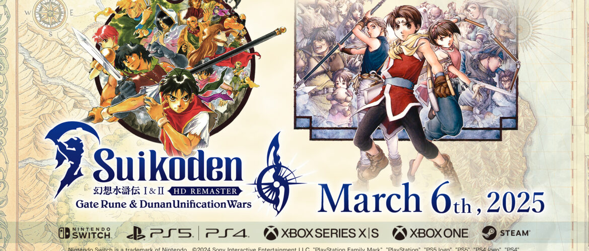 Suikoden I&II Remaster sarà disponibile a marzo 2025
